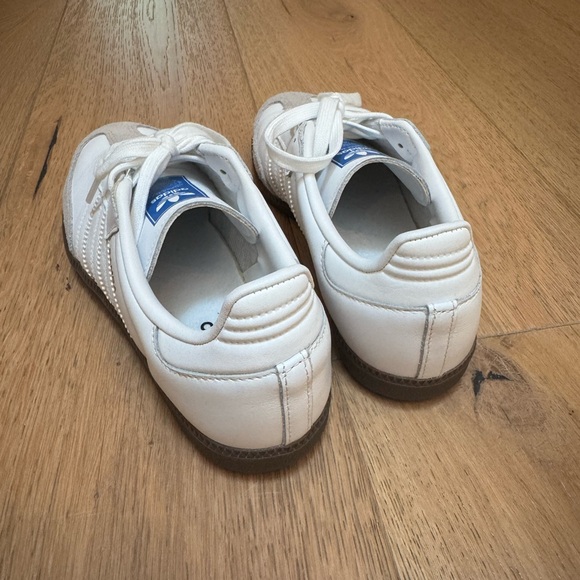 Adidas - Samba White and Gray Sneakers - Never Worn - Size 7 - Picture 2 of 3